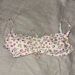 flower bikini top